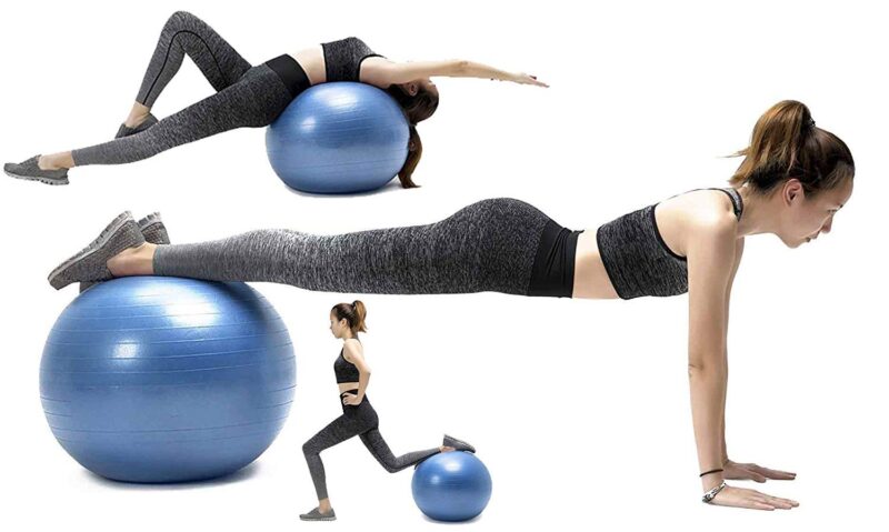 Exercise Ball for Fitness, Stability, and Yoga | Gym & Balance Ball | Yoga Ball Chair for Home & Office Use | Perfect for Workouts, Core Strength, and Posture Improvement - Image 2